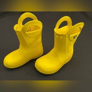 SOLD: Crocs rain boots